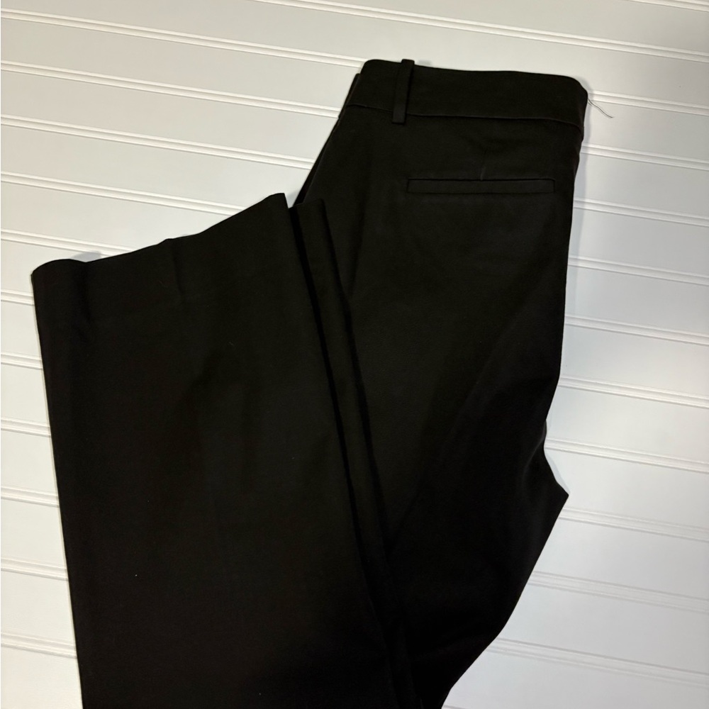 J.crew women’s black trousers straight leg size 6